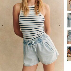 Light Blue Women's Casual Shorts